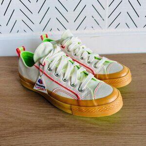 ⭐Converse Chuck 70 Retro Hoops Men's Shoes Sz 5.5 Sneakers Beige Green A10929C⭐
